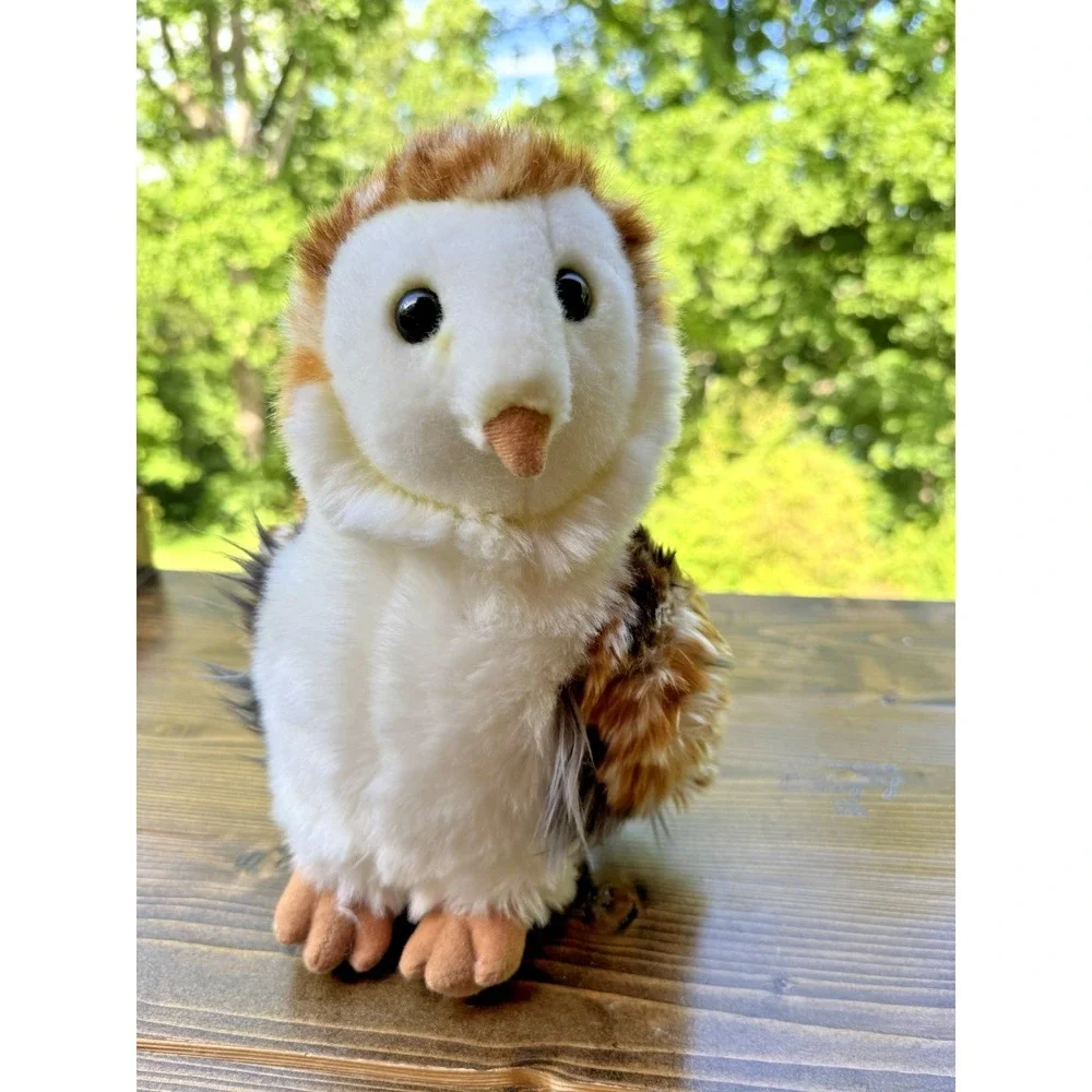 Aurora Handmade Barn Owl Plush Realistic Owl Stuffed Animal 10